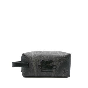 Etro Men Washbag With Embroidered Logo